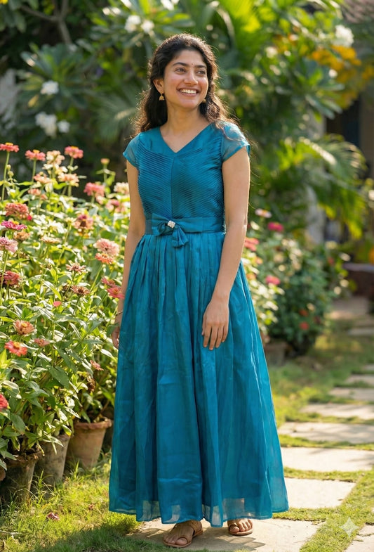 Blue Long frock